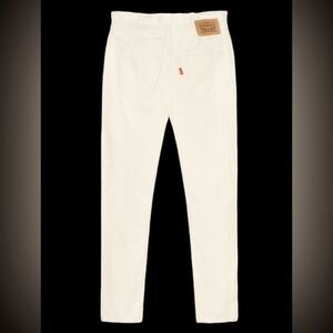 Girls Levi’s white high rise loose paper bag waist teens 16R NWT trendy jeans